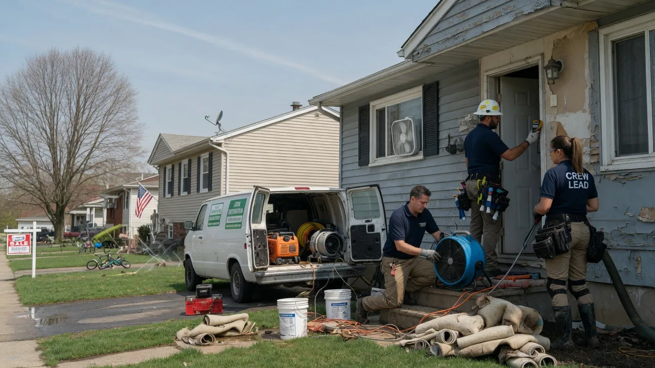 Flood Cleanup in Shamrock, OK near me