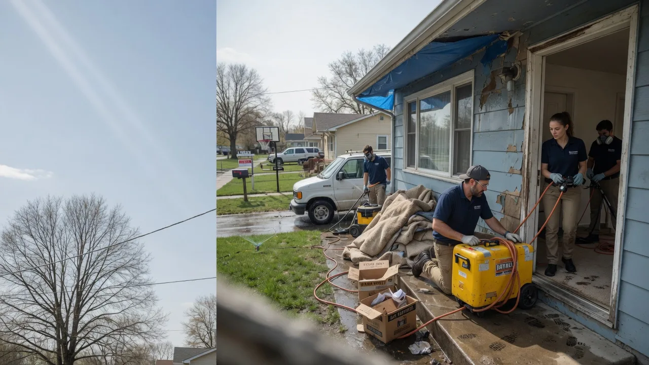 Basement Flood Cleanup in Shamrock, OK near me